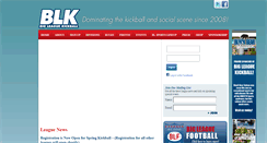 Desktop Screenshot of bigleaguekickball.com